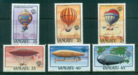 Vanuatu-1983-Balloons-Airships-MLH