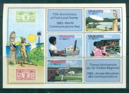 Vanuatu-1983-World-Communications-Year-MS-MUH-lot81372