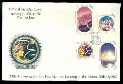 Vanuatu-1989-Moon-Landing-FDC-lot51728