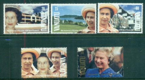 Vanuatu-1992-QEII-Royal-Accession-to-Throne