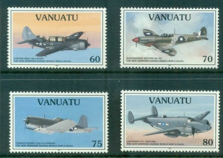 Vanuatu-1995-WWII-Planes-MUH