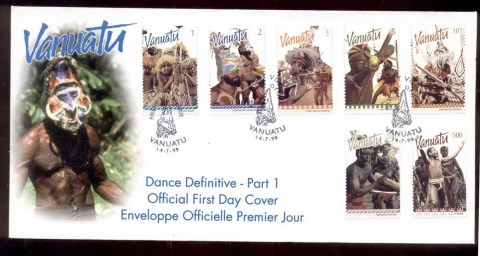 Vanuatu-1999-Ceremonial-Dancers-FDC