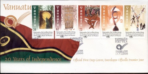 Vanuatu-2000-Independence-20th-Anniversary-FDC