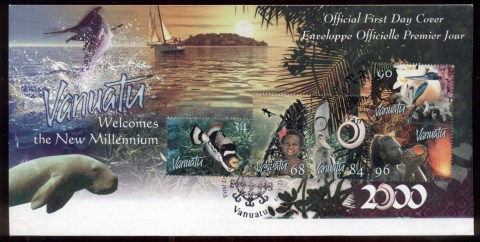 Vanuatu-2000-New-Millenium-FDC