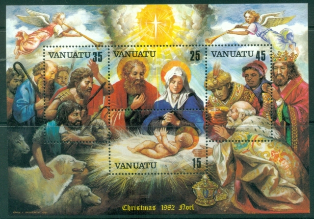 Vanuatu-1982-Christmas-Nativity-Scenes-MS-Muh