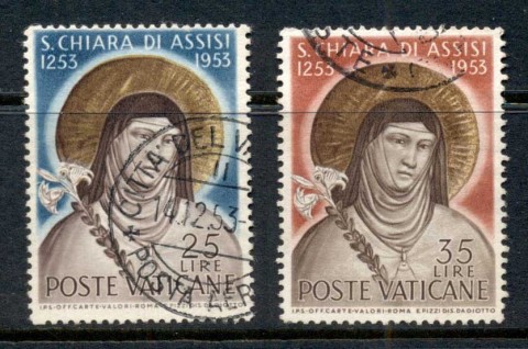 Vatican-1953-St-Clare-of-Assissi-FU