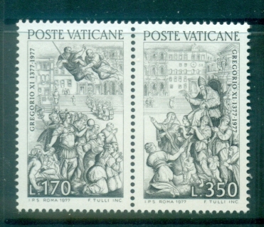 Vatican-1977-Return-of-Pope-Gregory-XI-from-Avignon-MUH