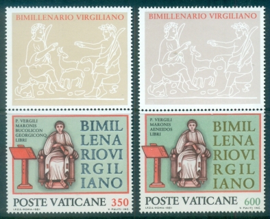 Vatican-1981-Virgil-2000th-Birth-Anniversary-MUH