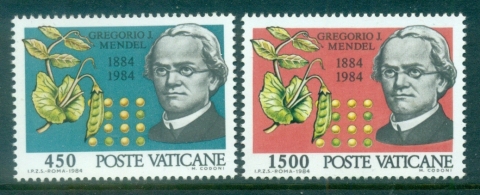 Vatican-1984-Phases-of-Pea-Hybridization-MUH