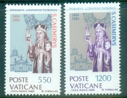 Vatican-1984-St-Casimir-of-Lithuania-MUH