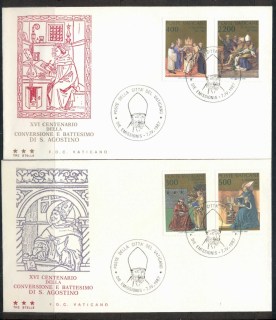 Vatican-1987-Religious-Art-2x-FDC