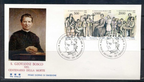 Vatican-1988-St-John-Bosco-FDC