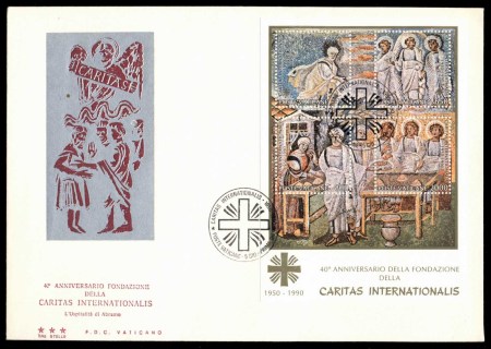 Vatican-1990-Caritas-International-MS-XLFDC