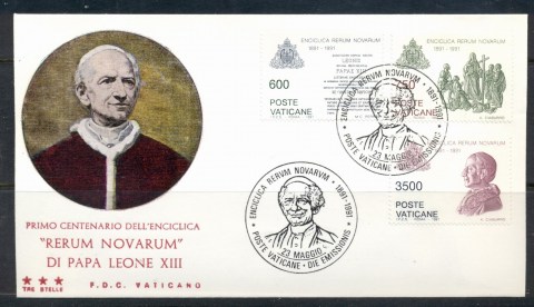 Vatican-1991-Encyclical-rerum-Novarum-FDC