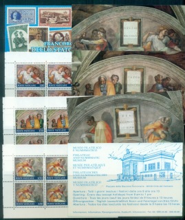 Vatican-1991-Paintings-of-the-Sistine-Chapel-exploded-booklet-MUH