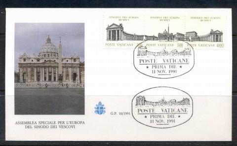 Vatican-1991-Synod-of-Bishops-FDC