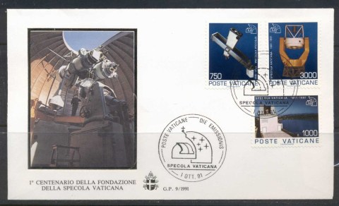 Vatican-1991-Vatican-Observatory-FDC