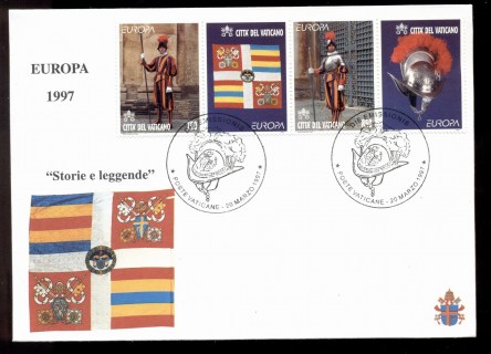 Vatican-1997-Europa-Myths-legends-FDC