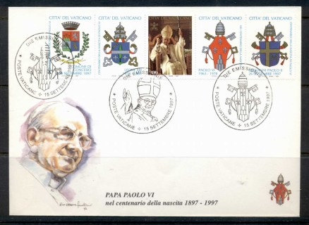 Vatican-1997-Pope-Paul-VI-FDC