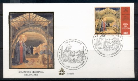 Vatican-1997-Xmas-FDC