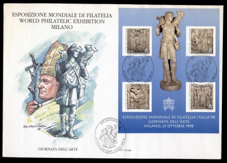 Vatican-1998-Christian-Sculptures-MS-XLFDC