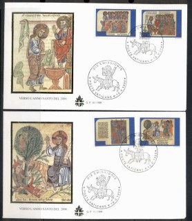 Vatican-1998-Episodes-from-the-life-of-Christ-2x-FDC