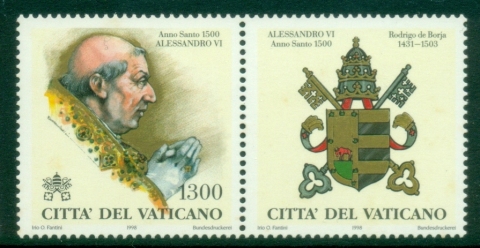Vatican-1998-Popes-of-the-Holy-Years-Pope-Alexander-VI