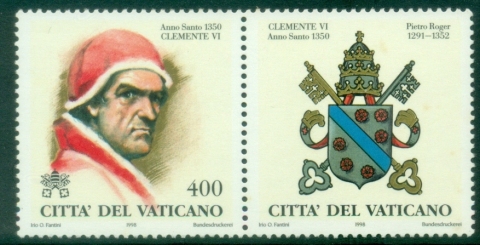 Vatican-1998-Popes-of-the-Holy-Years-Pope-Klemens-VI