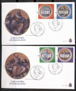 Vatican-2002-Evangelists-2x-FDC