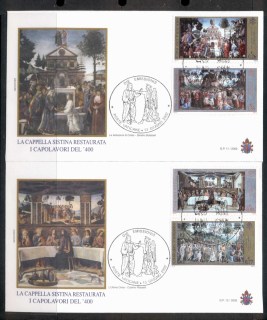 Vatican-2002-Sistine-Chapel-Restoration-2x-FDC