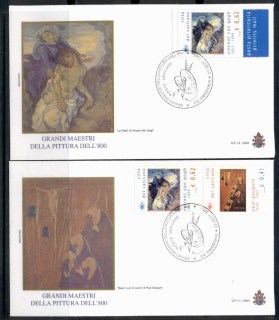 Vatican-2003-19th-Century-Artists-2x-FDC