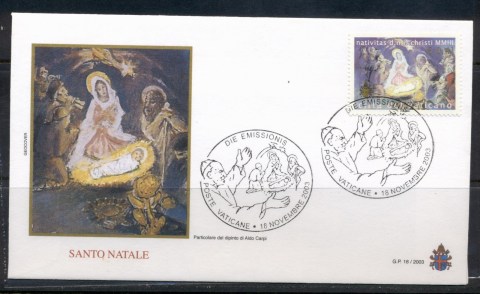 Vatican-2003-Xmas-FDC