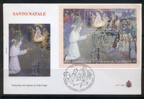 Vatican-2003-Xmas-MS-FDC