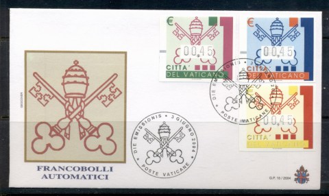 Vatican-2004-Arms-FRAMA-FDC