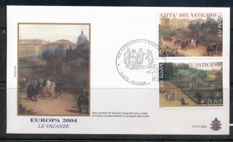 Vatican-2004-Europa-Paintings-FDC