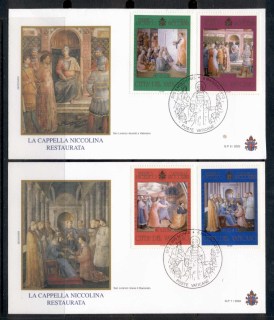 Vatican-2004-Masterpieces-bt-Beato-Angelico-2x-FDC