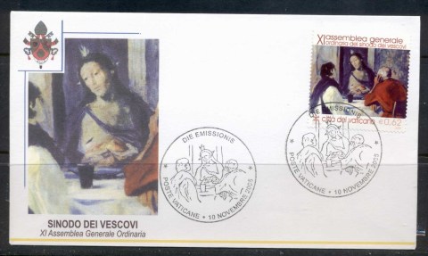 Vatican-2005-Dinner-at-Emmaus-FDC