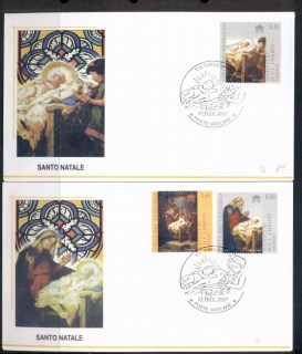 Vatican-2007-Xmas-2x-FDC