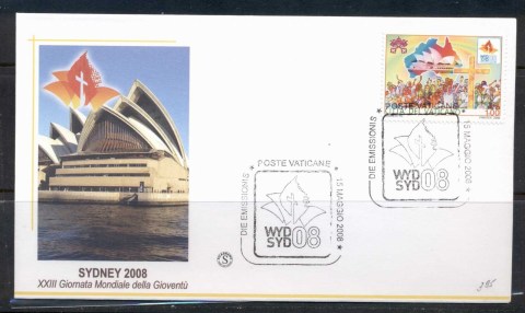 Vatican-2008-Sydney-Visit-FDC