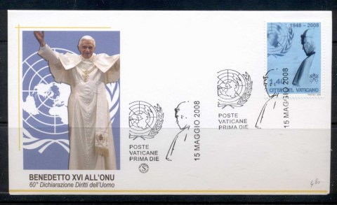 Vatican-2008-UN-Pope-Benedict-XVI-FDC