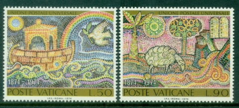 Vatican-1974-UPU-centenary-MUH