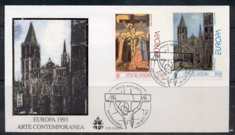 Vatican-1993-Europa-Contemporary-Art-FDC