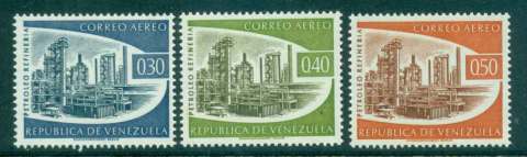 Venezuela-1960-Air-Mail-Oil-Refineries-MLH-Lot46837