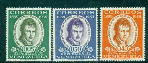 Venezuela-1960-Alexander-von-Humboldt-no-AirsMLH-Lot46865