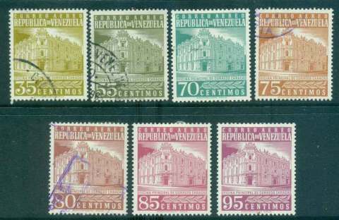 Venezuela-1962-Air-Mail-Caracas-Post-Ofice-Type-FU-MLH-Lot46862