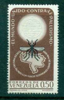 Venezuela-1962-Malaria-Eradication-no-AirsFU-Lot46873