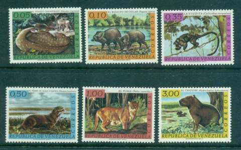 Venezuela-1962-Wildlife-no-AirsMLH-Lot46874