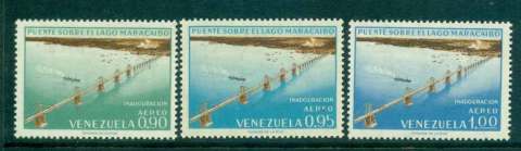 Venezuela-1963-Air-Mail-Bridge-over-Lake-Maracaibo-MLH-Lot46848