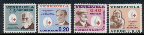 Venezuela-1963-Red-Cross-Centenary-MUH