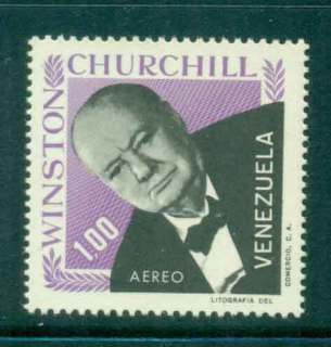 Venezuela-1965-Winston-Churchill-Air-Mail-MLH-Lot46892